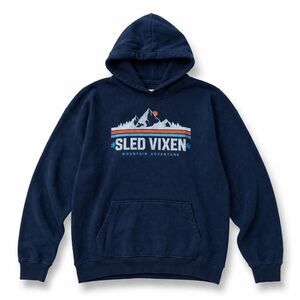 Off Road Vixens Womens Navy Sled Vixen Mountain Adventure Hooded Jacket Size 3XL